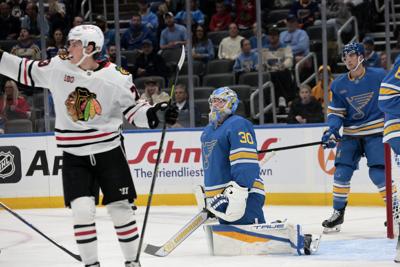 The Ӱԭ Blues host Chicago Blackhawks