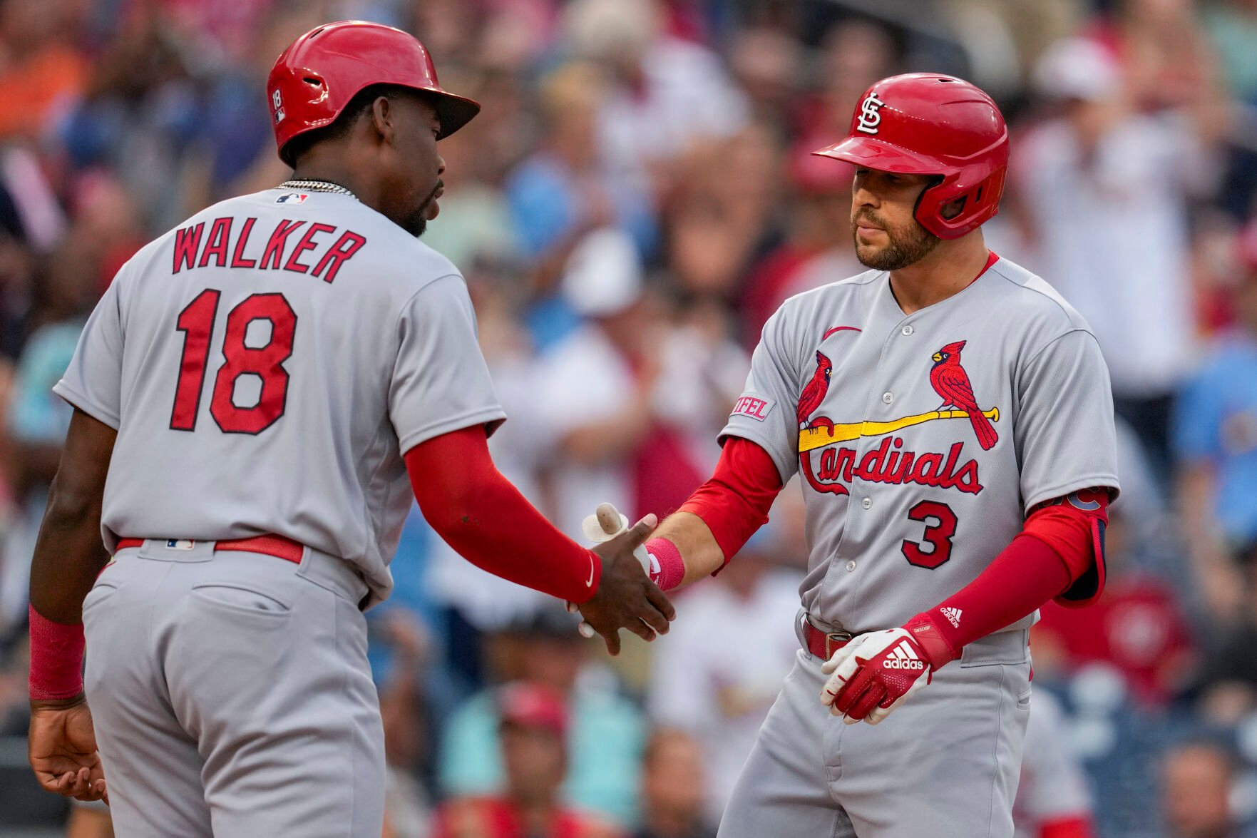 Jordan Montgomery and Dylan Carlson set tone as Cardinals win fourth in a row, 9-3 over Nationals
