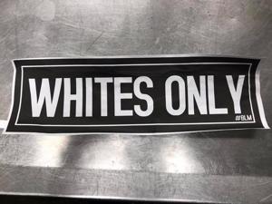 Restaurant owners in The Grove find 'Whites Only' stickers on doors, windows