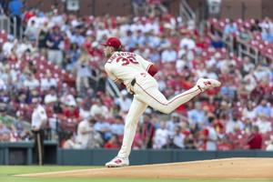 Cardinals take on Rockies at Busch Stadium
