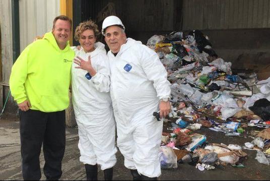 Garbage company helps couple find 12.5 carat diamond ring accidentallythrown in trash