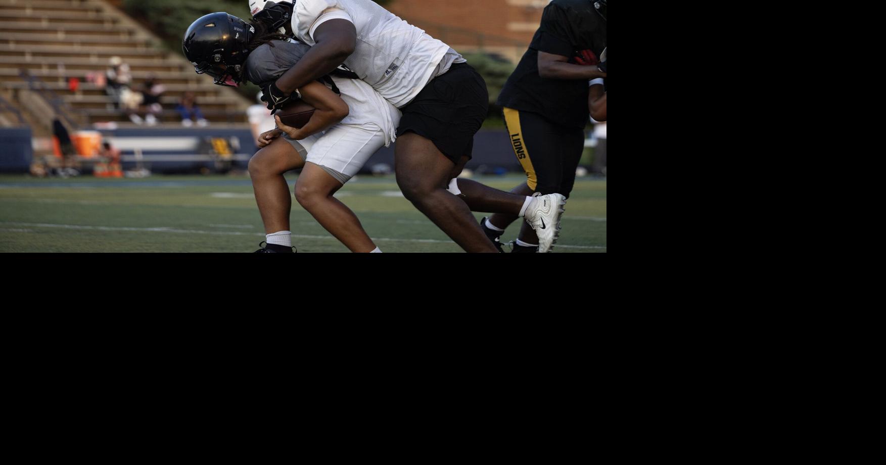 Joint football practice at SLUH