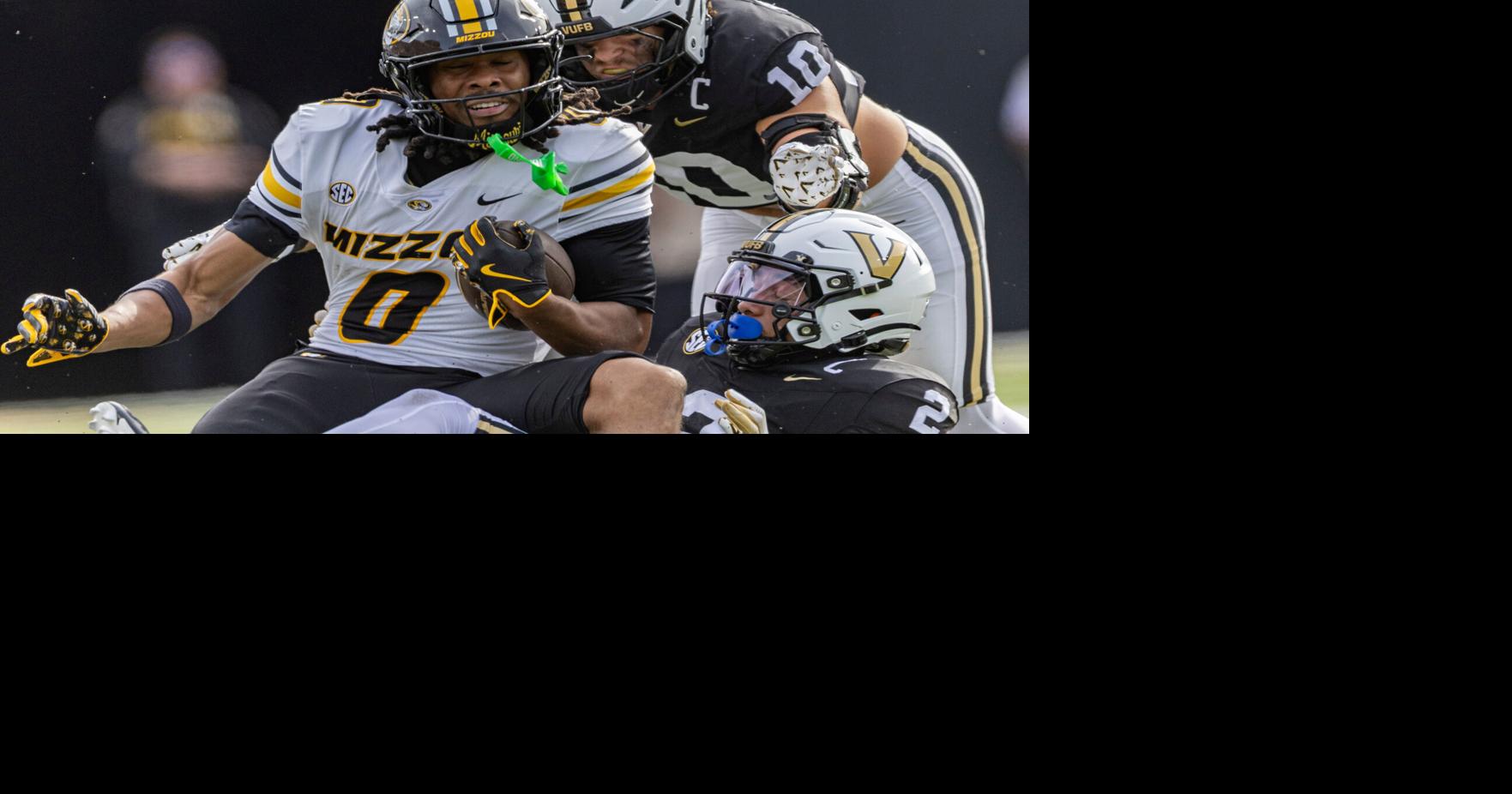 Missouri battled back after losing starting quarterback Beau Pribula to injury in a top-15 showdown with the Commodores.