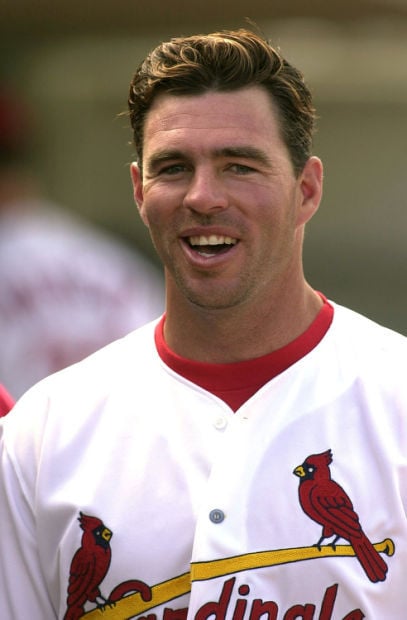 Der 54 Jahre alte 185 cm große Jim Edmonds im 2024 Foto