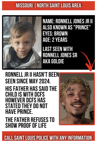 Missing child poster