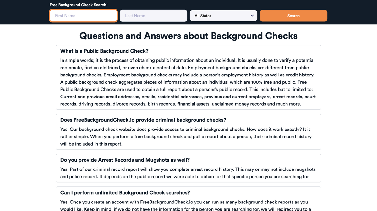 The ultimate guide to conducting a free background check on  