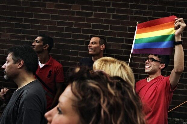 Rally at LGBT Center of St. Louis