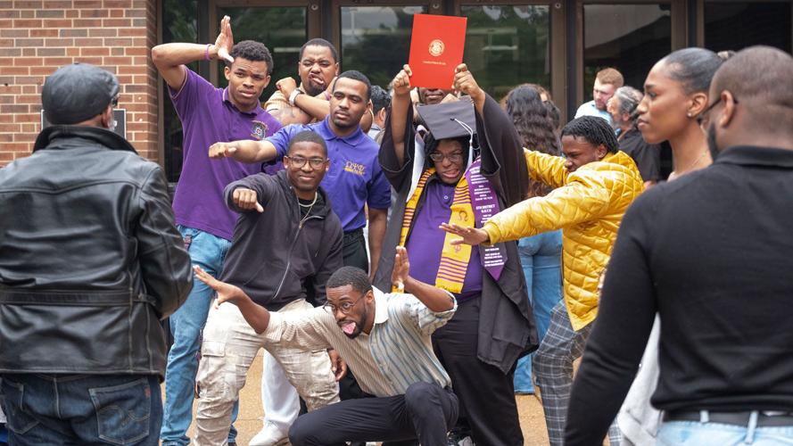 New UMSL graduates celebrate finishing their college journey during commencement