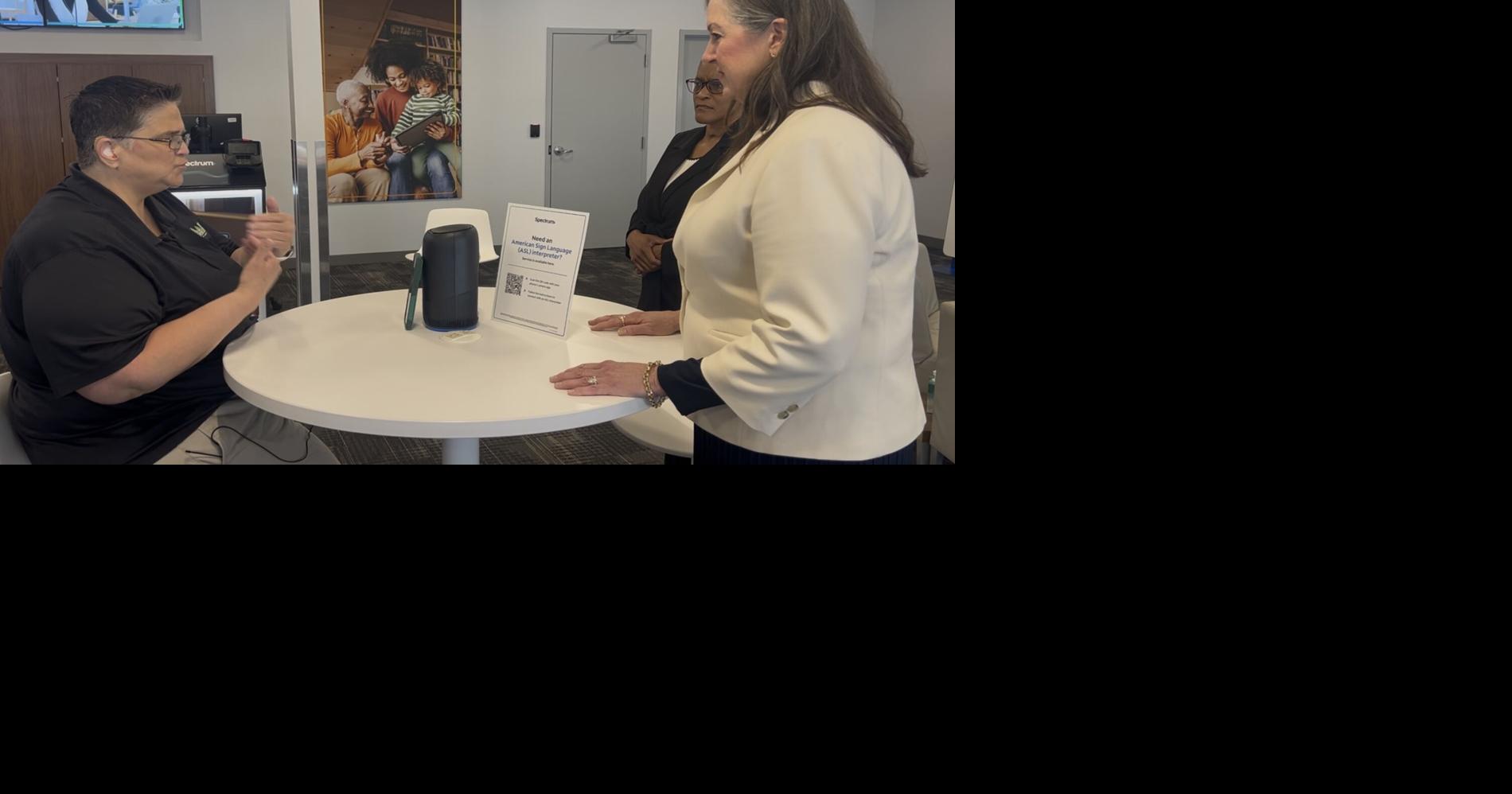 Spectrum unveils virtual American Sign Language interpreter service at two stores