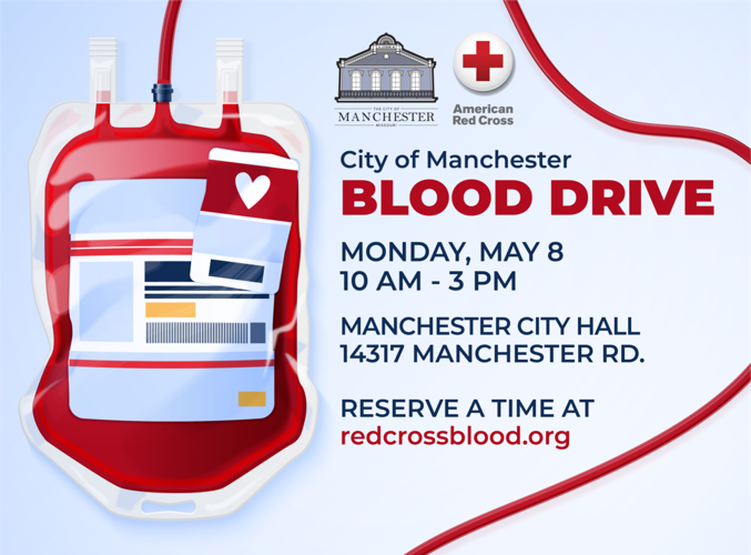 Manchester Blood Drive Set for May 8, Offering Residents a Chance to Save Lives
