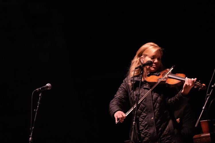 Alison Krauss performs at the 9th Annual Feed the Need concert at the Liberty Bank Alton Amphitheater on Saturday, Sept. 29, 2018. The concert benefits the Senior Services Plus Meals on Wheels program. Photo by Jon Gitchoff
