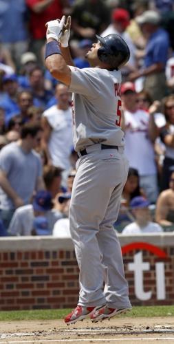 Pujols adds triple to repertoire in win over Cubs