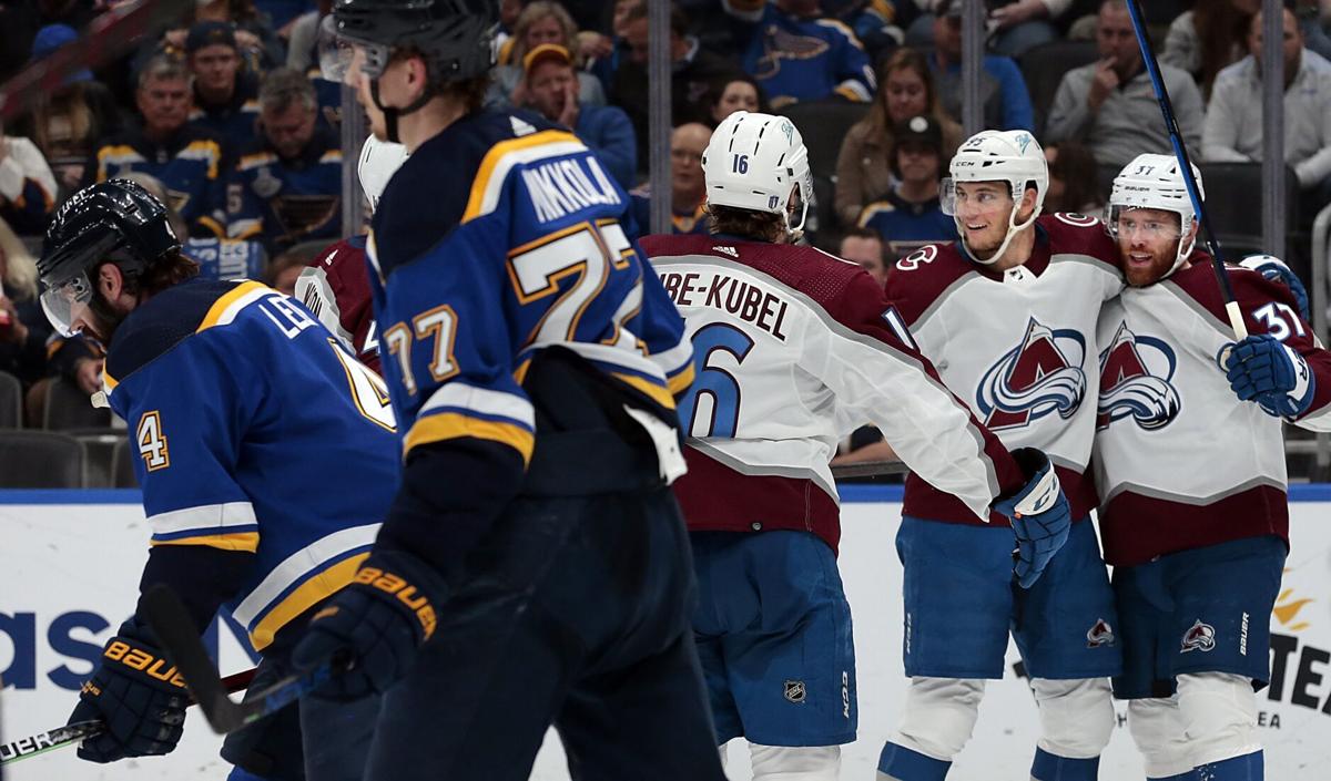 Helm scores late, Avalanche beat Blues 3-2 to win series