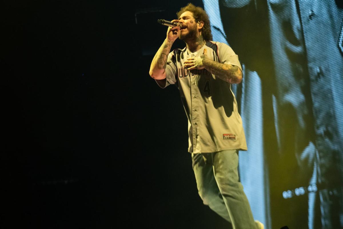 Concert review: Post Malone is gritty, eager and humble in Enterprise Center debut | The Blender ...