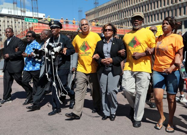 Protestors hit the streets in Clayton
