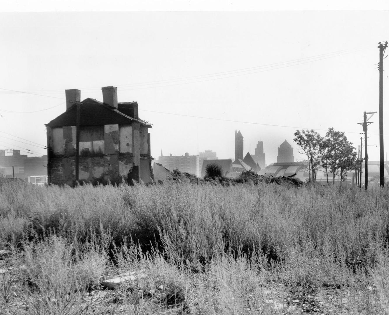 Aug. 7, 1954 Decision to clear Mill Creek Valley changed the face of