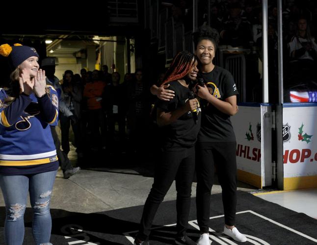 CVPA students perform before Blues game