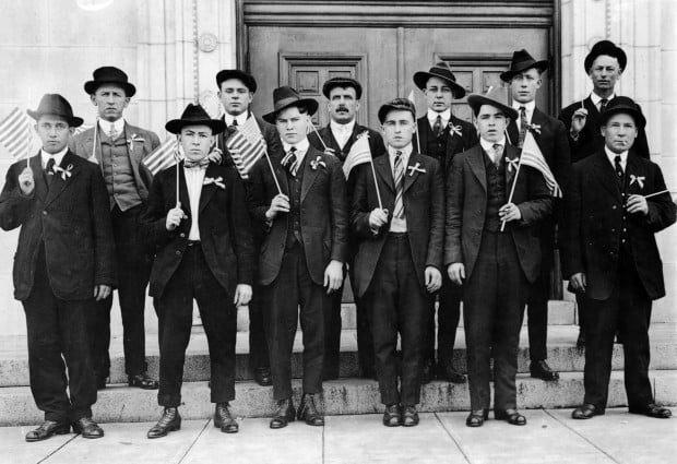 A Look Back • Defendants walk in lynching of German immigrant in ...