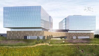 Rendering of planned RGA headquarters