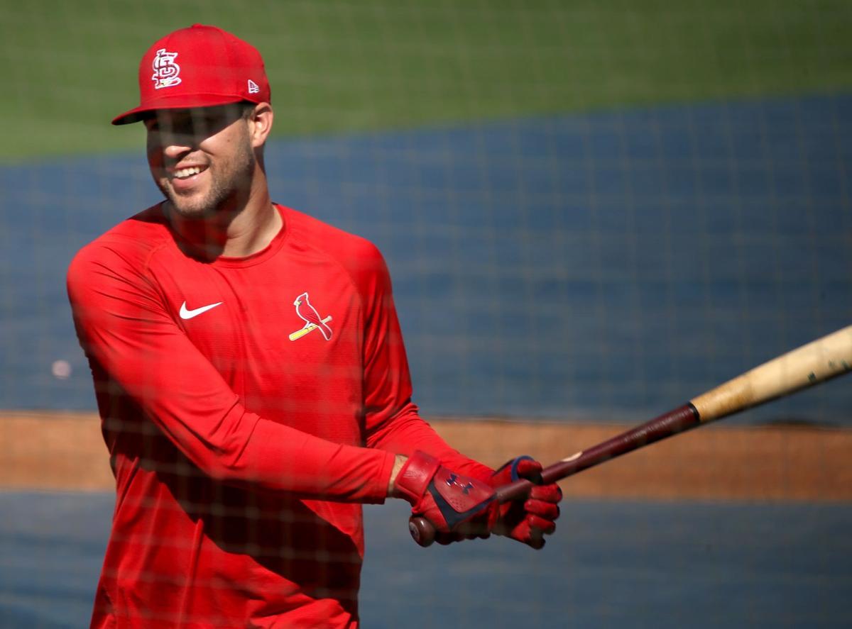 St. Louis Cardinals warm up for Game 2
