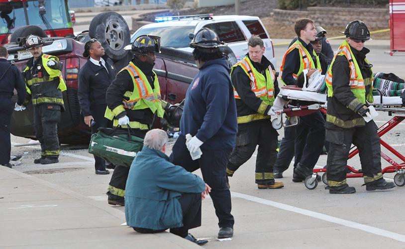 Four people, including 9yearold, ejected from airborne SUV in