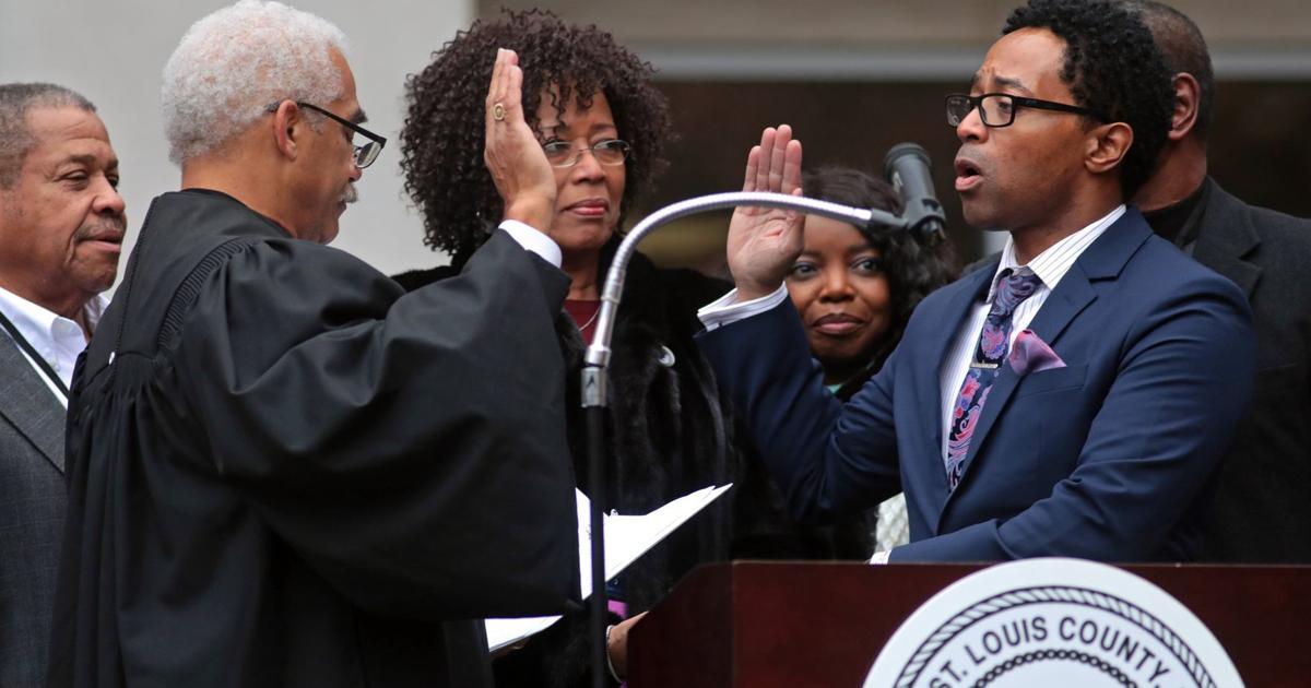 Timothy Lockett St. Louis County officials sworn into office on New Year's Day