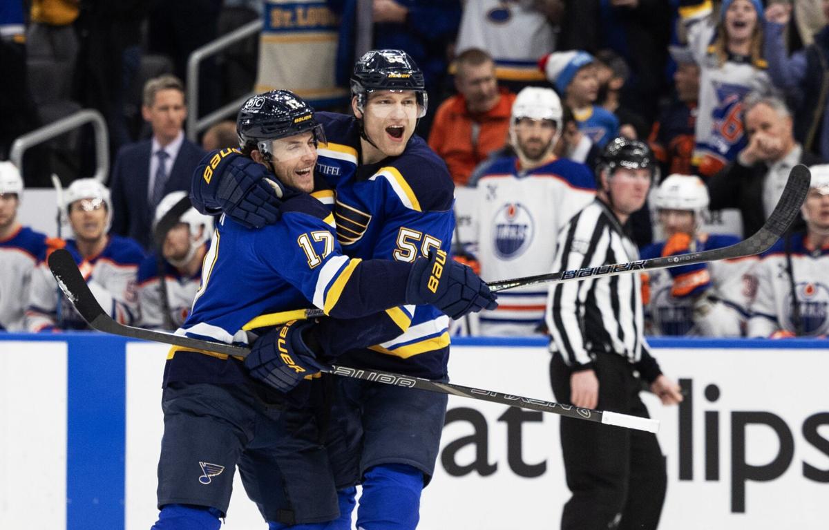 Blues take on the Oilers