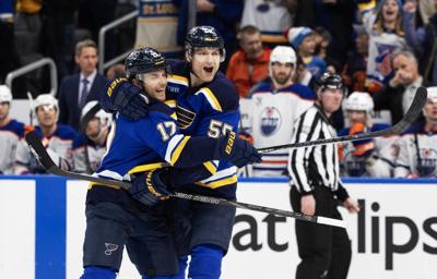 Blues take on the Oilers