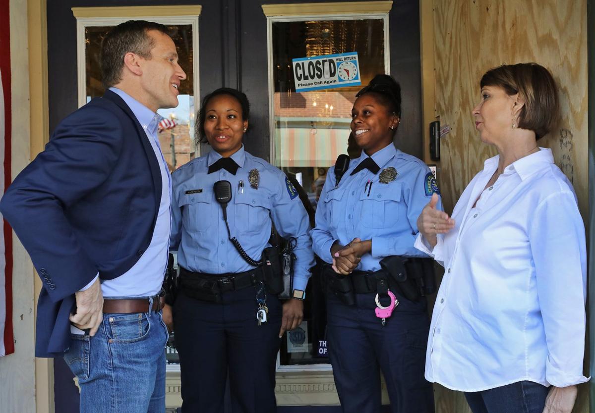 Greitens Visits Cherokee Street Shop Whose Owner Says She Was Targeted For Supporting Police Law And Order Stltoday Com