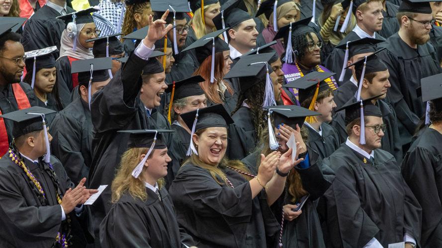 New UMSL graduates celebrate finishing their college journey during commencement