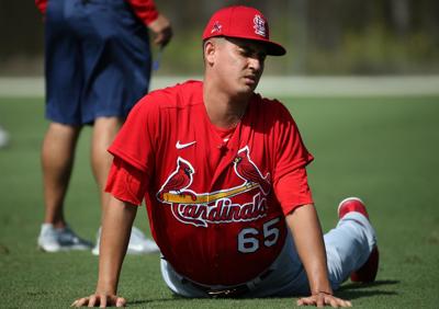 First official workout of Cardinals spring training