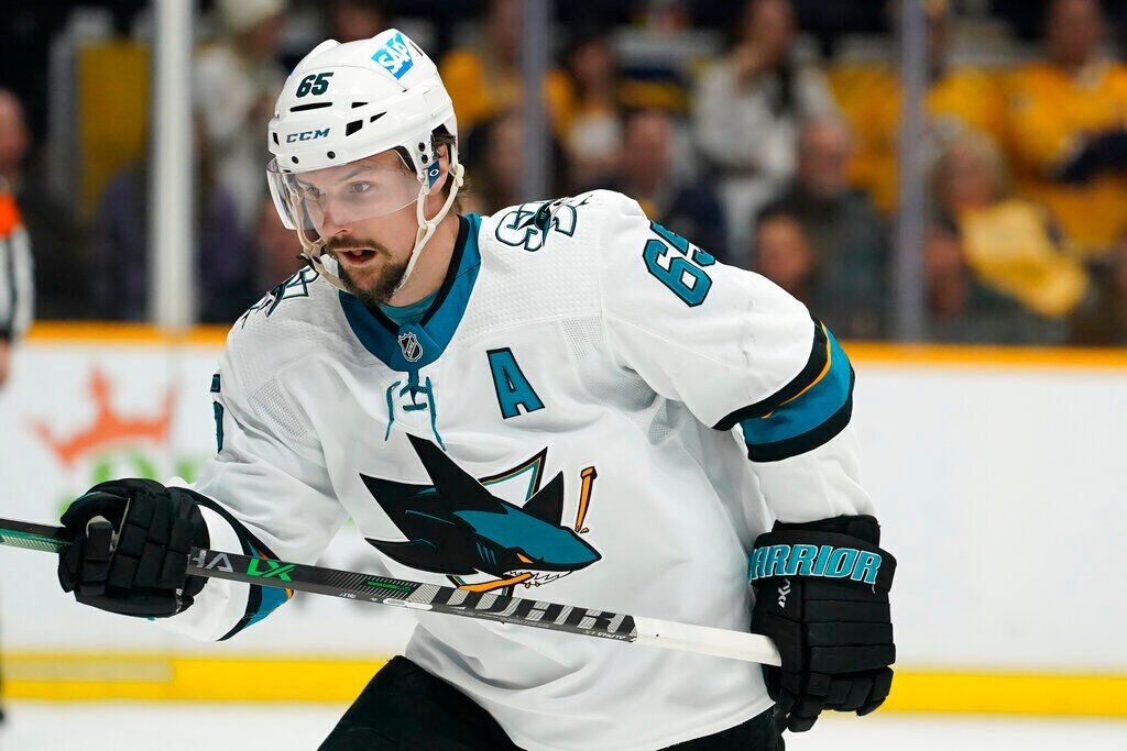 Erik Karlsson San Jose Sharks 2019 NHL All Star Game Media Day Event Worn  Jersey - NHL Auctions