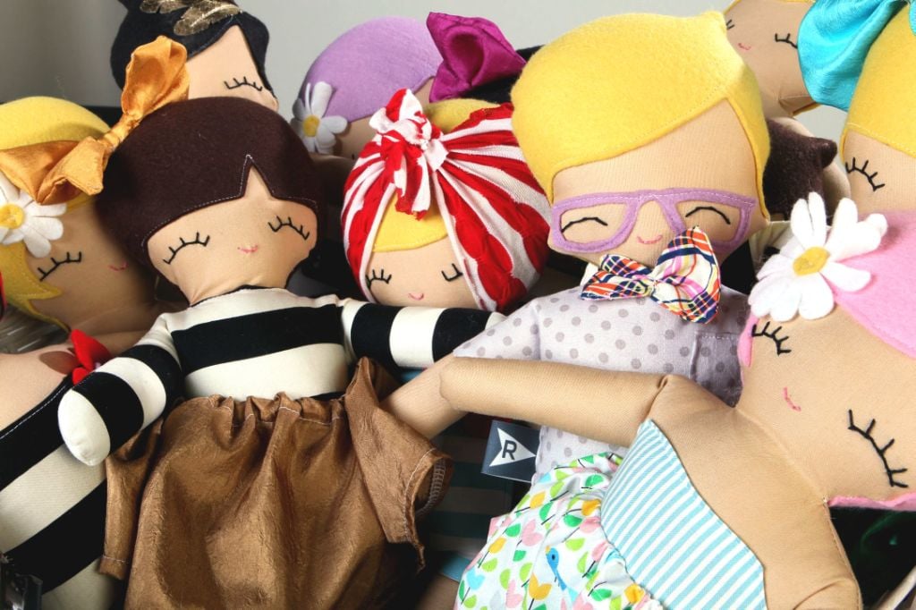 modern rag dolls