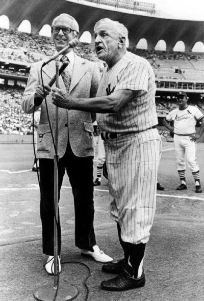 Jack Buck, former St. Louis Cardinals announcer, wounded in combat in WWII