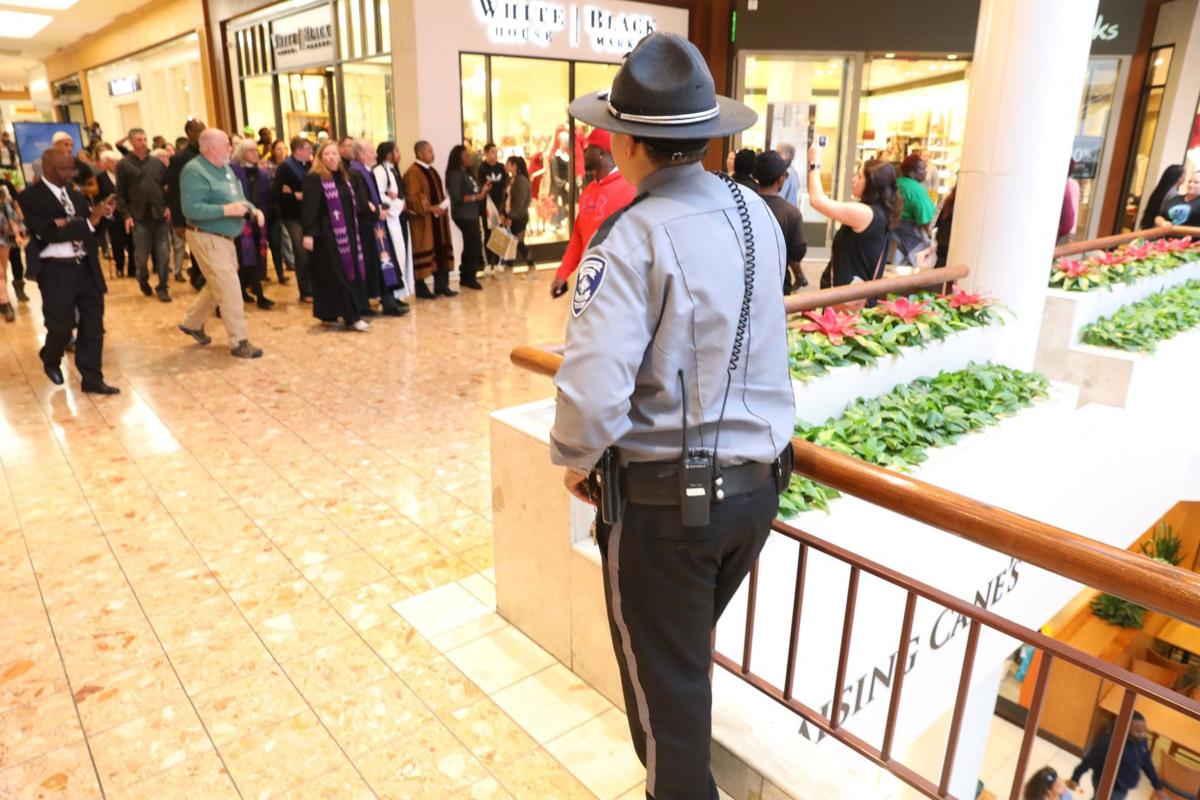 Protest at the Galleria