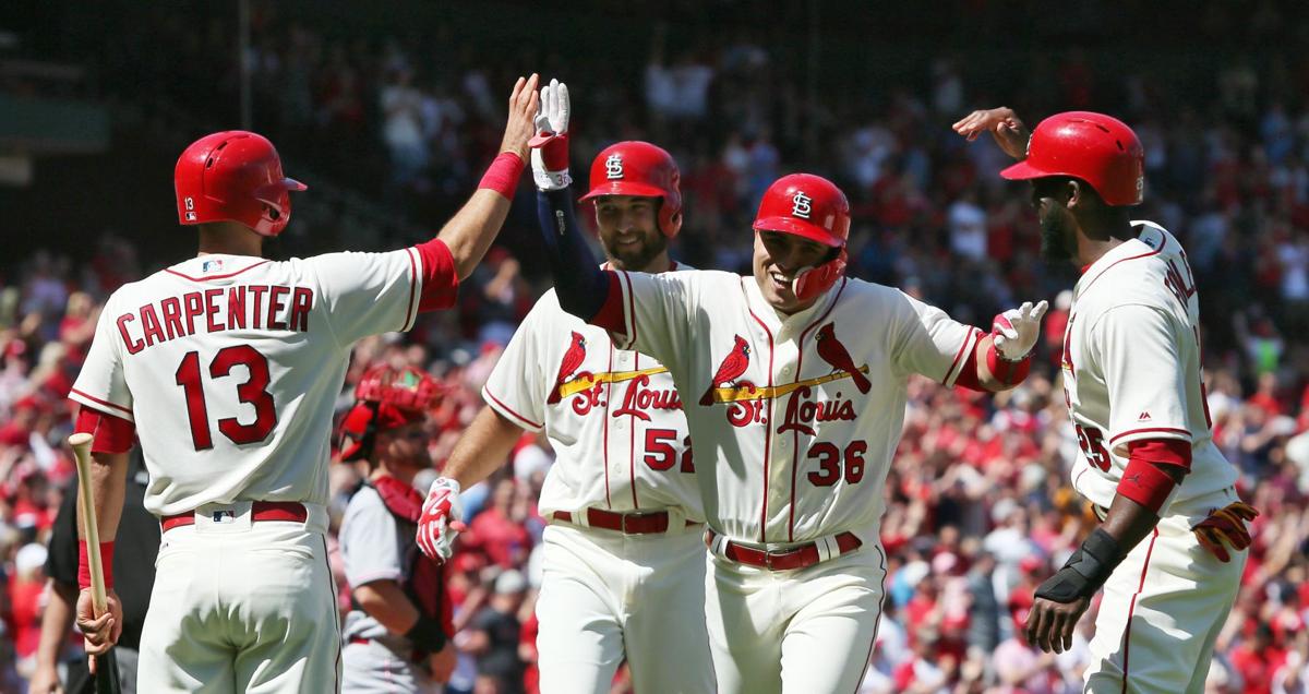 Cards beat Reds 104 as Diaz hits 2HRs St. Louis Cardinals