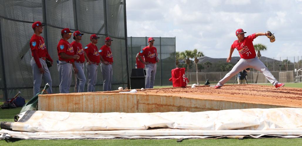 Photos Cardinals open camp with pitchers throwing first bullpen session