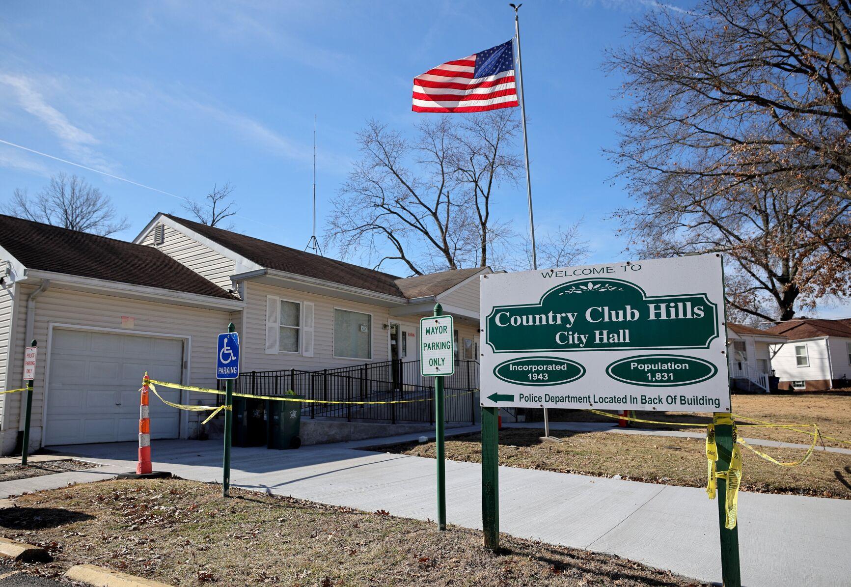 Country Club Hills police were unlicensed. A burglary case was