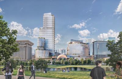 Renderings of The Cordish Cos.' redevelopment of downtown's Millennium Hotel