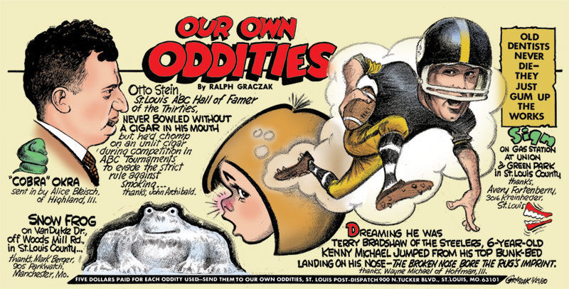 Do you remember 'Our Own Oddities?' They made their debut on Sept. 1, 1940