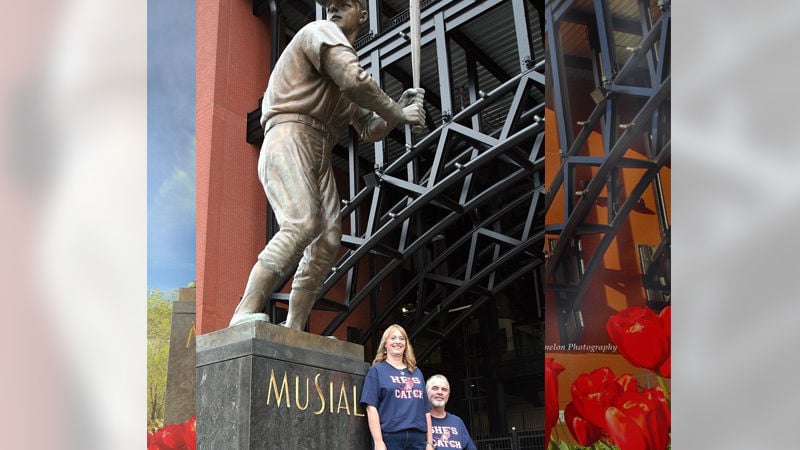 Stan Musial Statue, 700 Clark St, St Louis, MO, Historical Places