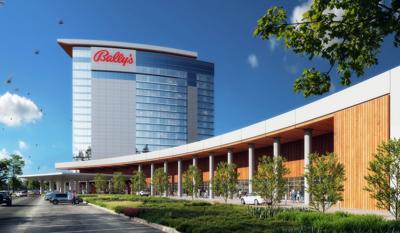 Rendering of casino proposed by Bally's and developer Gary Prewitt