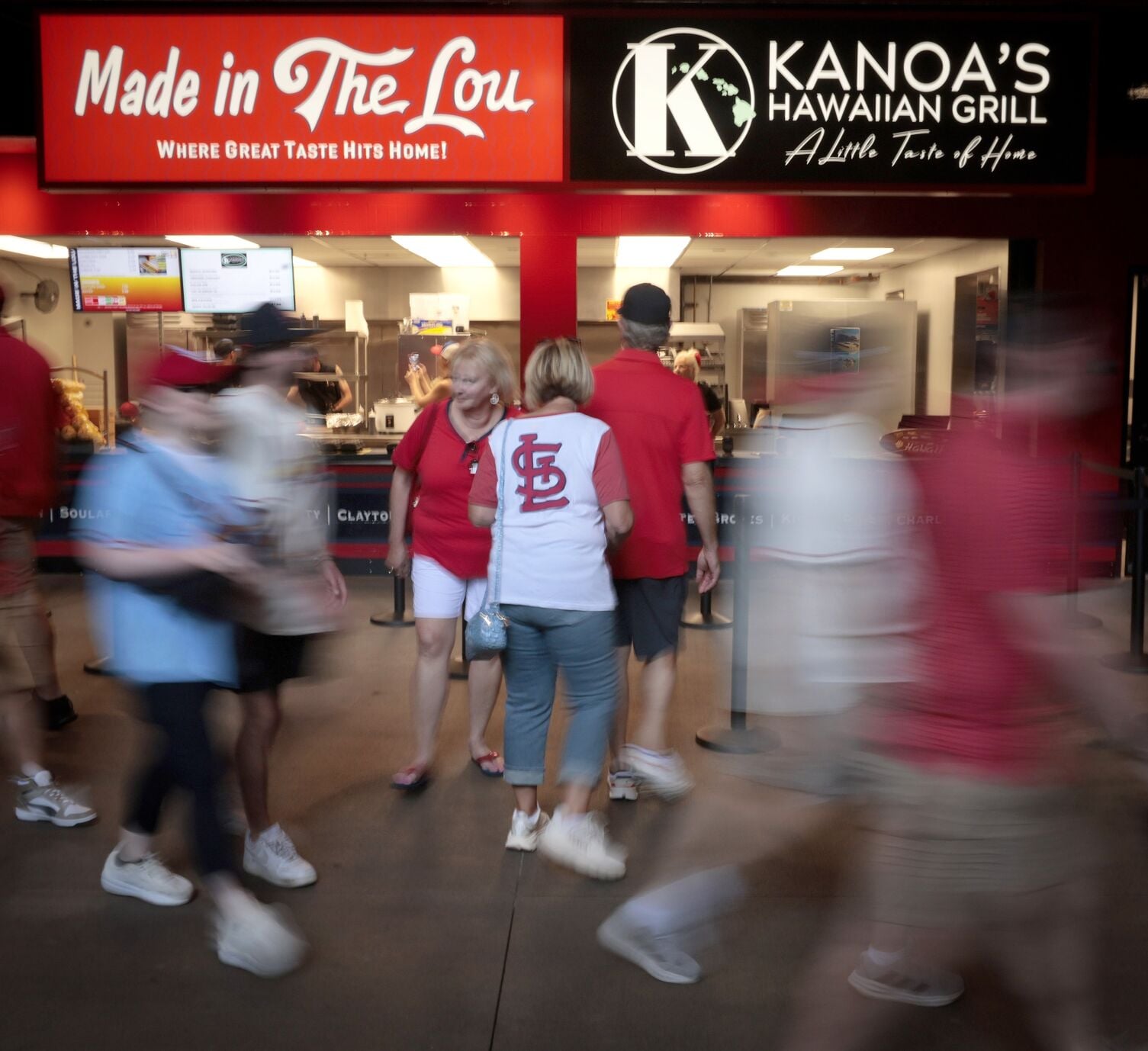 Busch Stadium holds a food kiosk for local eateries