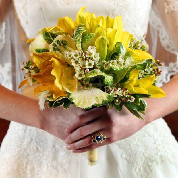 Quirky bridal bouquets. Is that cabbage? | Deb's Retail Details ...