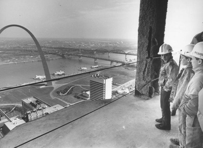 View from top of Met Square, 1988