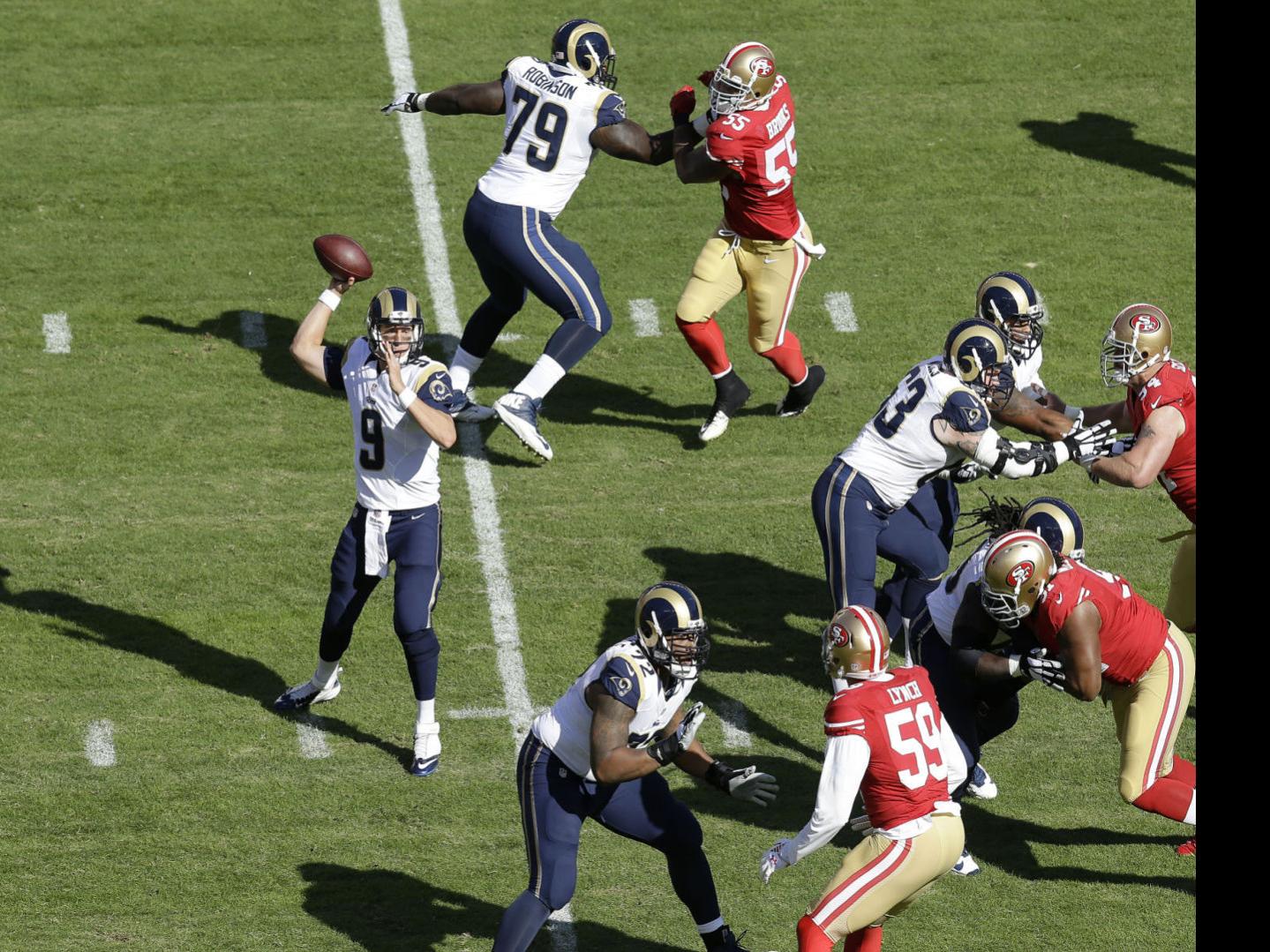 Rams Offensive Line Regrouped Against 49ers Pro Football Stltoday Com