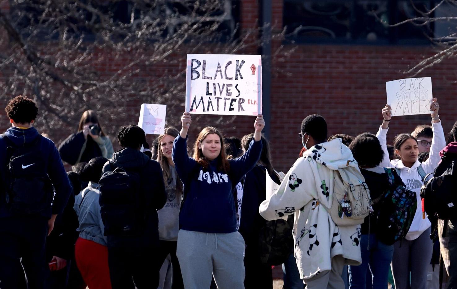 Francis Howell students walk out to protest school board actions on