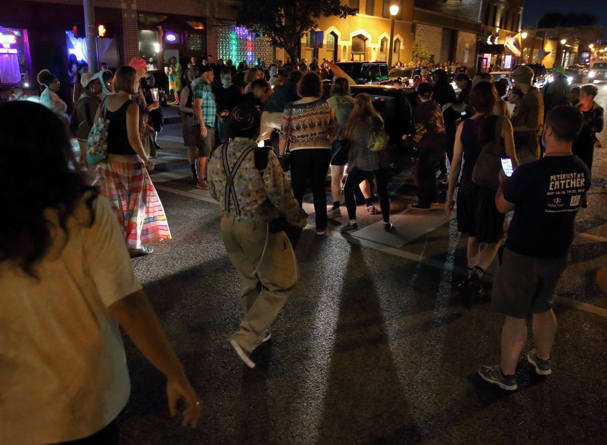 Car Drives Through St Louis Protest Car Drives Through St Louis Protest