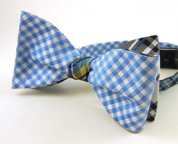 A reversible bow tie, $15 at thetiebar.com