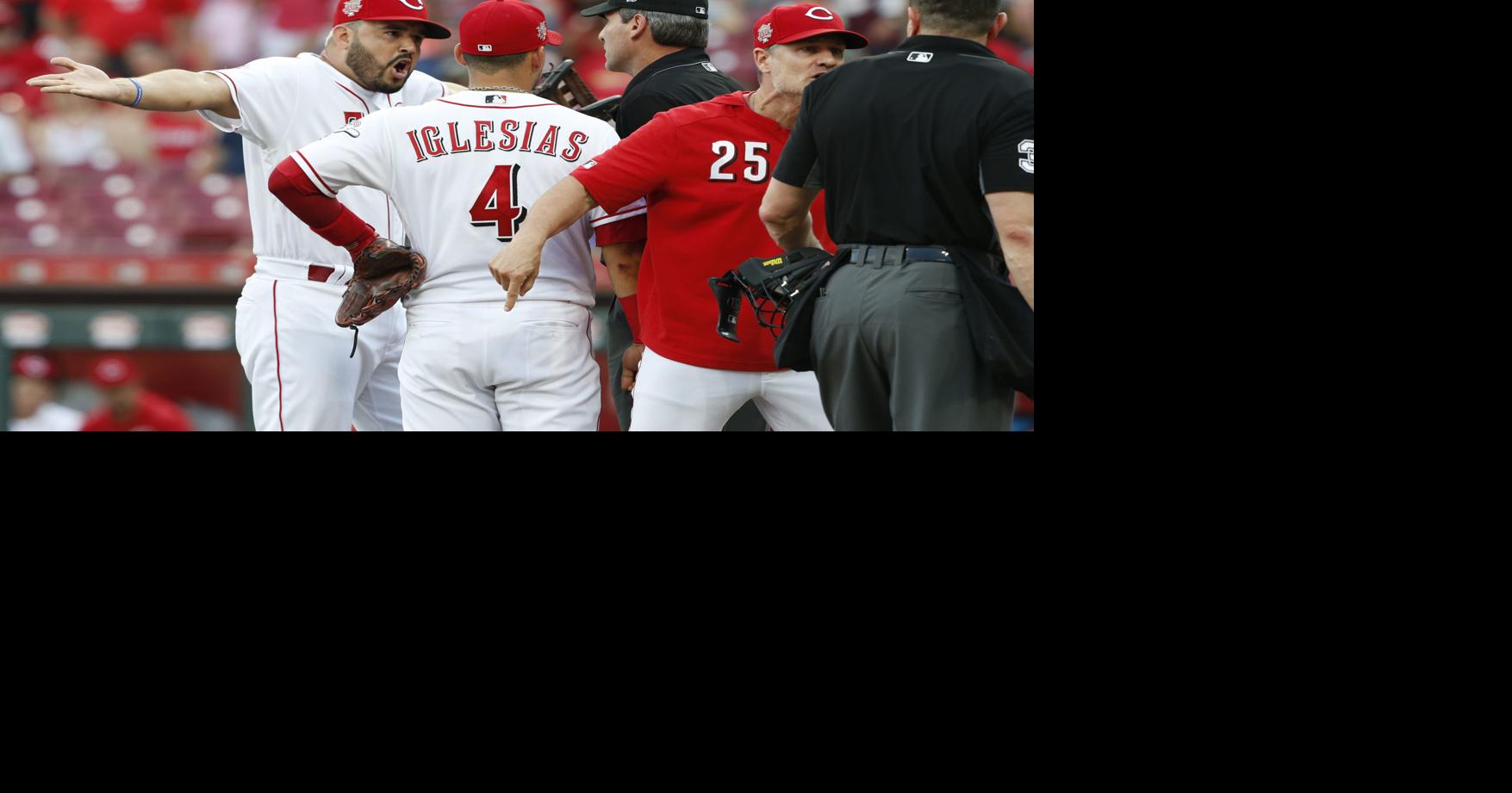 Cincinnati Reds Joey Votto says he went too far, deserved ejection by umpire  Carlos Torres